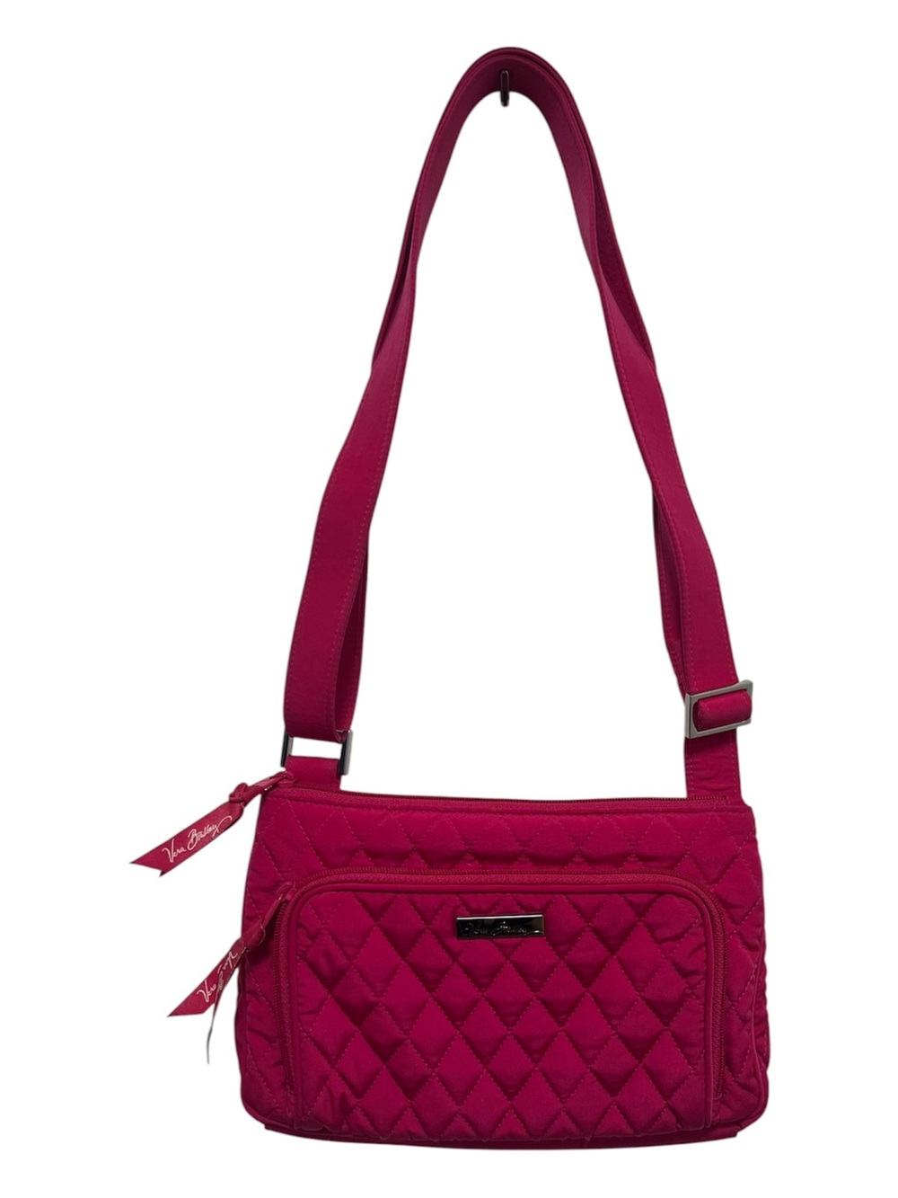 Vera Bradley Hot Raspberry Quilted Crossbody Bag